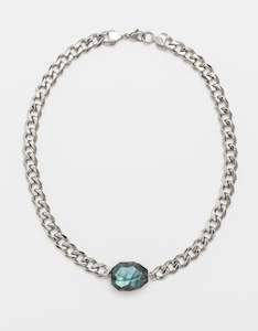 Labradorite Classic Silver Chunky Choker