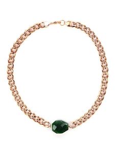 Cathy Pope X Mountain Jade: Nephrite Jade Rose Gold Chunky Choker