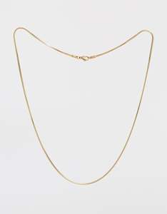 Year Of The Snake: Fine Gold Snake Square Chain