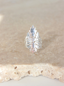 30: Lotus Silver Ring