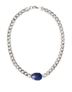 Gifts Under 300: Lepedolite Classic Silver Chunky Choker