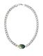 Green Jasper Classic Silver Chunky Choker