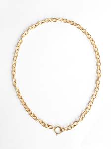 Once It: Oval Rolo Large Gold Chain