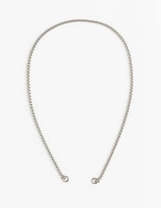 Year Of The Snake: Skinny Silver Snake Long/Short - Plain (no clasp)i