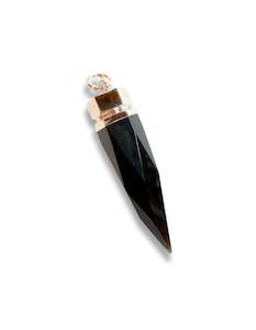 Amulets: Onyx Silver Point Pendant