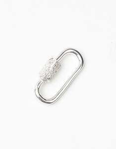 Carrier Lock Silver - Engraved