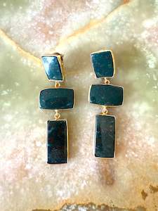 Bloodstone Jasper Earrings