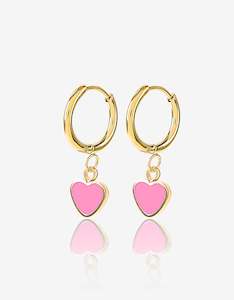 Sweetheart Earrings Gold