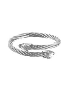 Stocking Fillers: Dragon Wrap Bracelet Silver