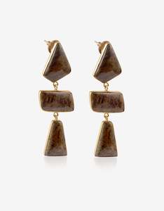Giifts Under 100: Jasper Taupe Earrings