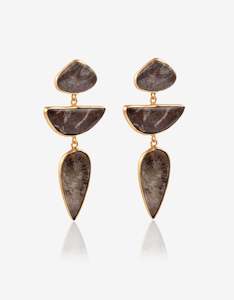 Fossil Jasper Earrings