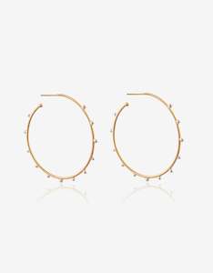 Silver and Gold Hoops