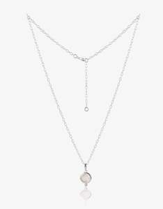 Gifts Under 250: MODA Rose Quartz Silver Necklace