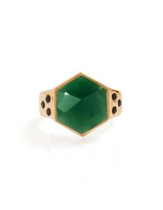 All: Green Jade Gold Ring - Limited Edition
