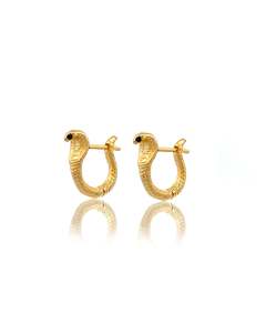 Sacred Cobra Gold Hoops