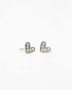 Stocking Fillers: Open Heart Silver Studs