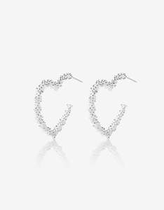 Devotion Silver Hoops