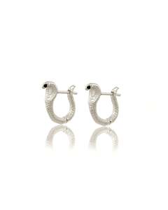Gifts Under 250: Sacred Cobra Silver Hoops