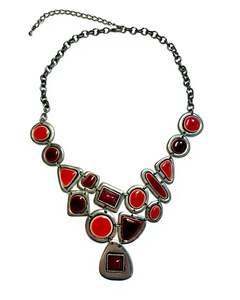 Vintage Mid-Century Ceramic Necklace