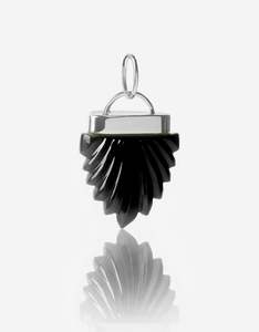 Pushkar Onyx Silver Amulet
