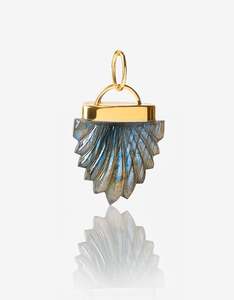 Amulets: Pushkar Labradorite Gold Amulet PRE-ORDER