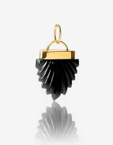 Pushkar Onyx Gold Amulet