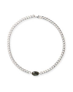 Labradorite Silver Chunkette