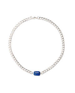 Lapis: Lapis Silver Chunkette