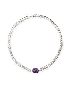 Amethyst Silver Chunkette