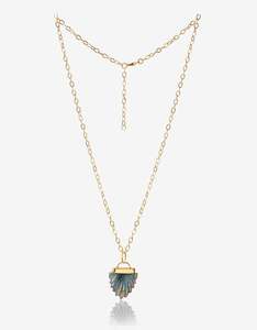 Pushkar Labradorite Gold Necklace PRE-ORDER