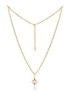 July Ruby: Galaxy Gold Ruby Necklace