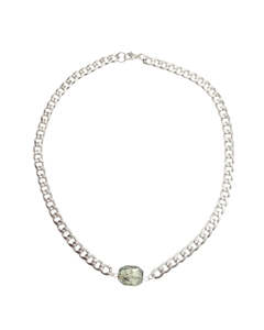Prehnite Silver Chunkette