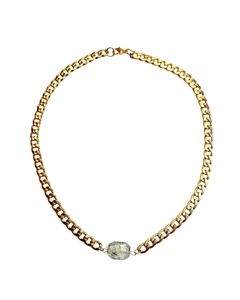 November Citrine: Prehnite Gold Chunkette