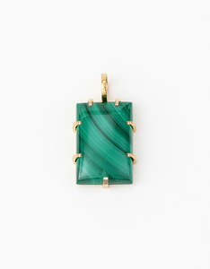 50: Malachite Gold  Amulet