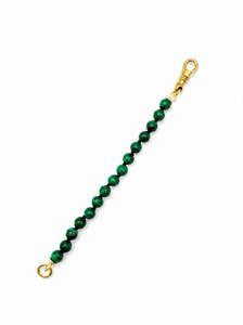 Chains: Malachite Silk Knotted Extender