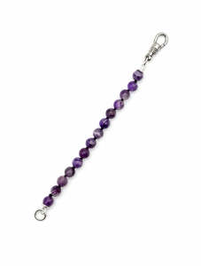 Amethyst Silk Knotted Extender