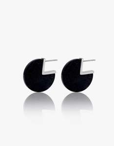 Onyx: Native Noir Black Onyx Silver Earrings
