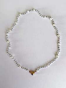 All: Paloma Heart Pearl Necklace