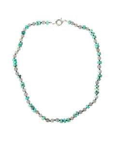 Lab and Turq Necklace