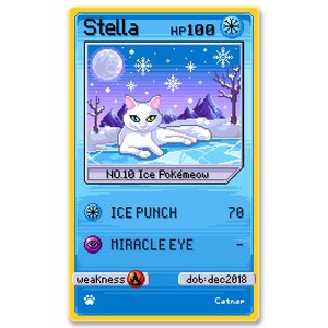 Products: Catnap - Stella Card