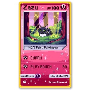 Products: Catnap - Zazu Card