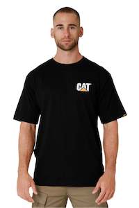 Shirts: CAT Trademark Tee - Black