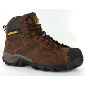 CAT Argon Steel Toe Zip Boot - Brown