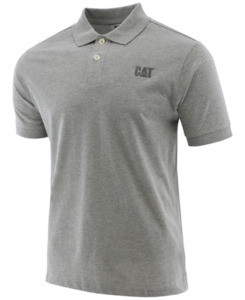 Special Offers: CAT Foundation Jersey Knit Polo - Heather Grey