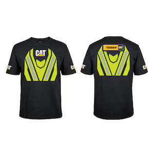 High Vis: CAT Hi-Vis Forestry Cotton T-Shirt