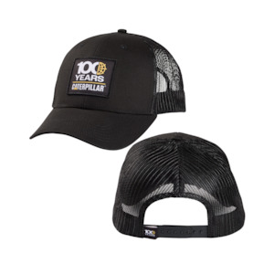 Headwear: CAT 100 Year Mesh Cap