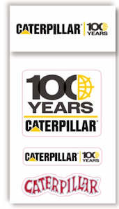 Centennial: CAT 100 Year Sticker Sheet