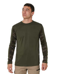 Special Offers: CAT Coolmax Long Sleeve Tee - Night Camo