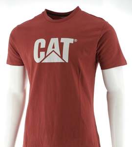 Special Offers: CAT Original Fit Logo Tee - Copper