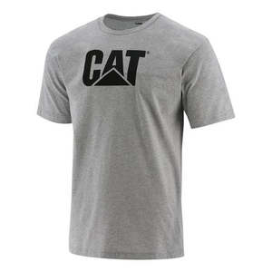 Special Offers: CAT Original Fit Logo Tee - Dark Heather Grey